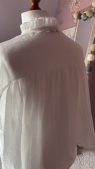 Zwiewna bluzka boho ecru GIOYA 40/42/44/46