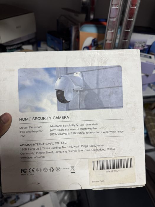 Câmara de Vigilância Wi-Fi Exterior Voger VG360 – Nova na Caixa