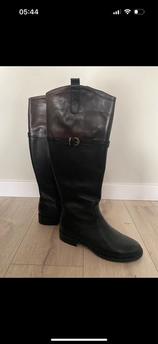 Gino Rossi skórzane oficerki kozaki