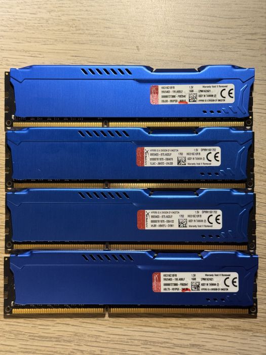 Kingston Hyperx Fury Model hx316c10f 8gb