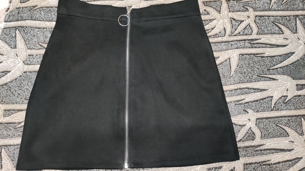 Замшевая юбка - трапеция