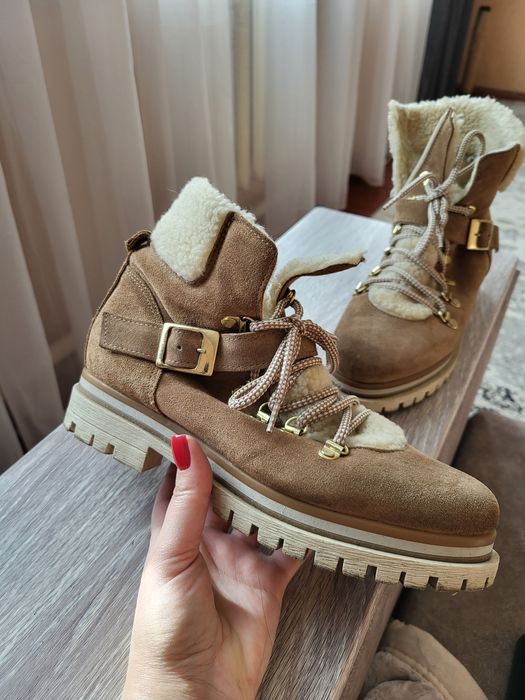 Ботинки замш 37 розмір