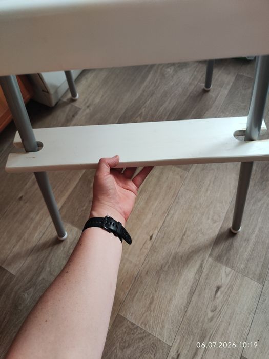 IKEA ANTILOP  стільчик для годування з підніжкою  та подушкою