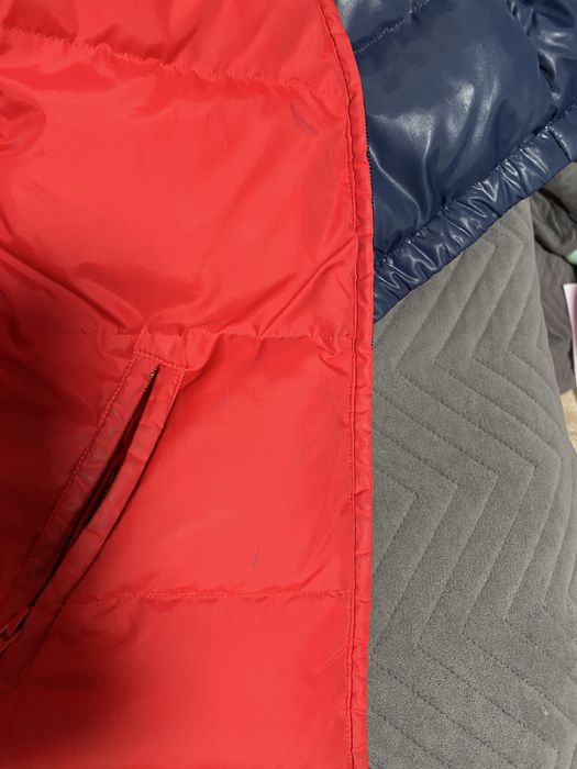 Куртка пуховик зима двух сторонняя