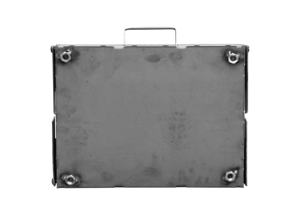 Składany Mangal walizka grill ze stali 2 mm na 6 szaszlyków