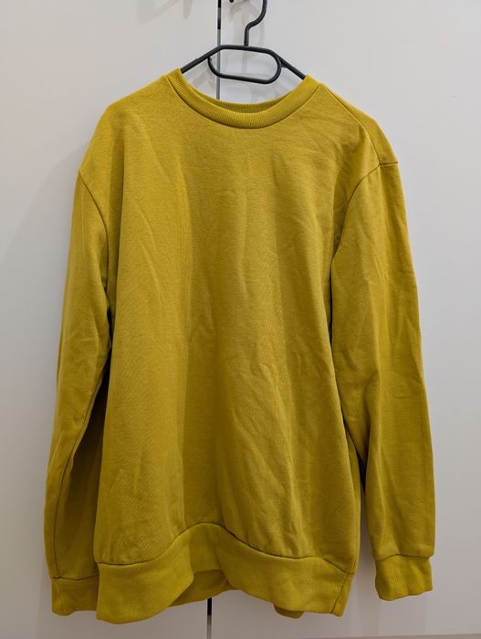 Męska żółta bluza sweter Sinsay rozmiar L