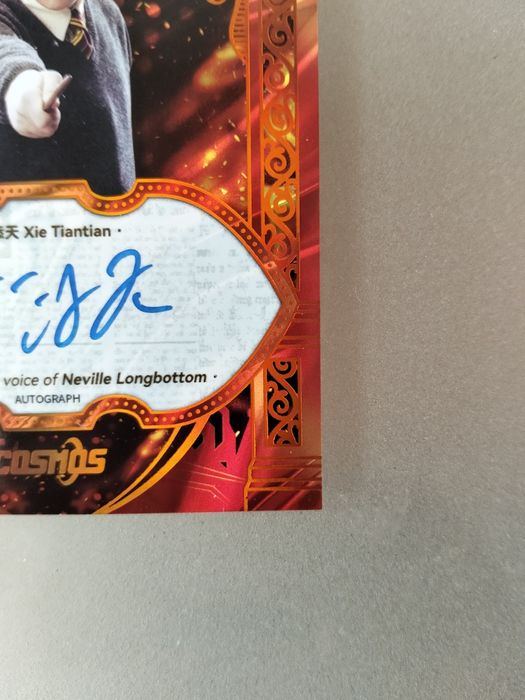 Carta Harry Potter Cosmos-Neville Auto /100