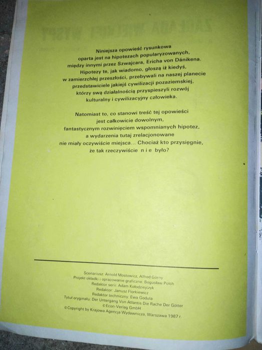 Komiks zagłada wielkiej wyspy