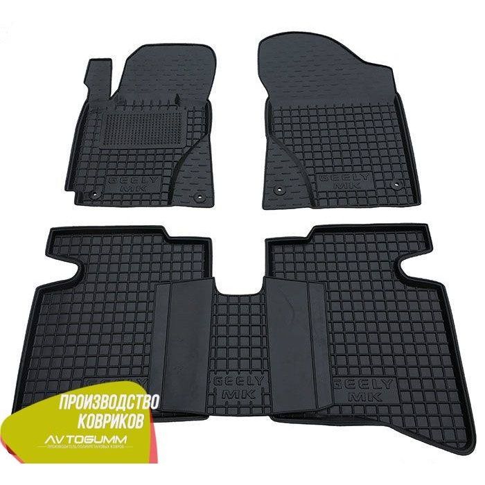 коврики в авто Geely CK CK2 MK MK2 Emgrand EC 7 X8 автогум резиновые