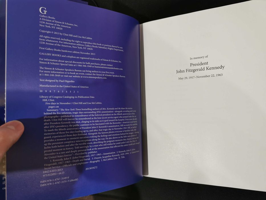 Five Days in November - Clint Hill