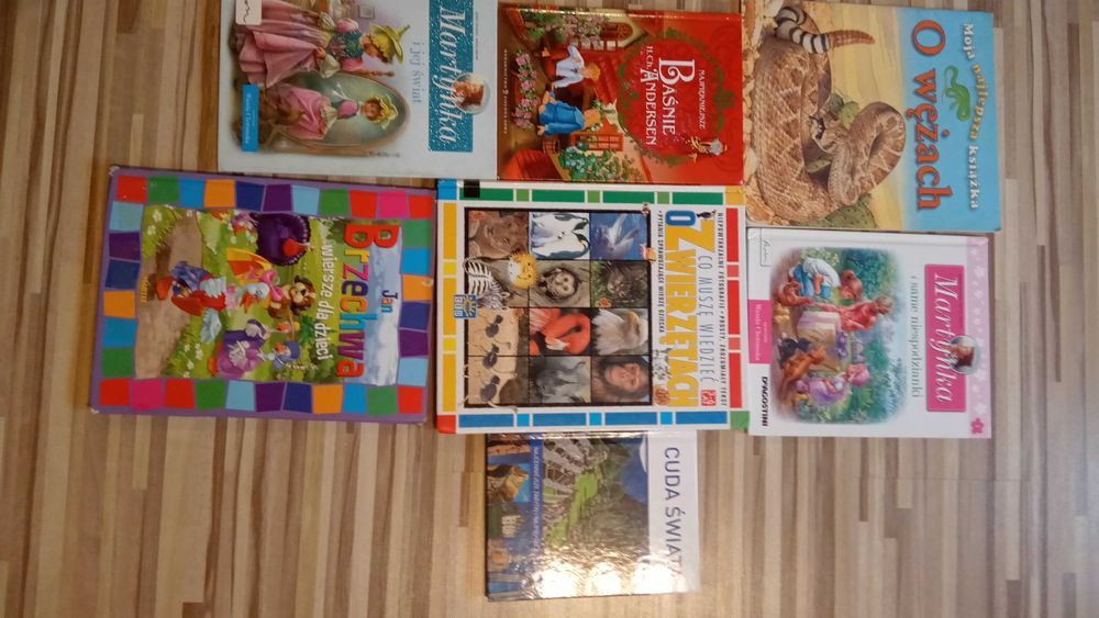 Zestaw 7 książek dla dzieci  Martynka itp