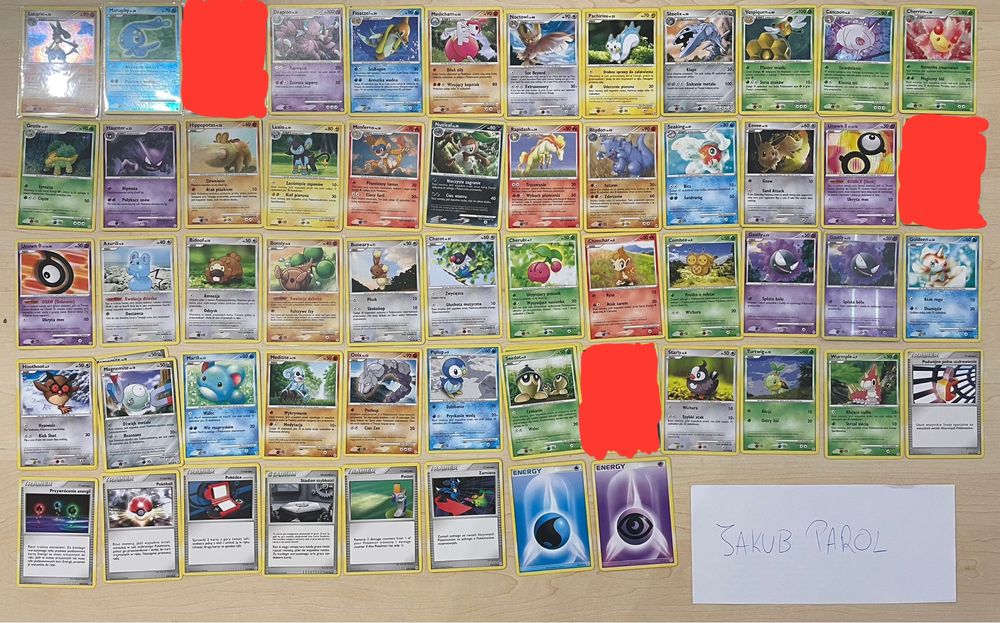 Karty pokemon Neo, EX, Diamond & Pearl, promo
