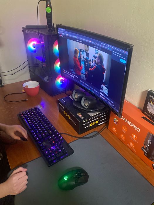 Игровой ПК! RYZEN 5 5500 + 3070 MSI + 32GB 3200