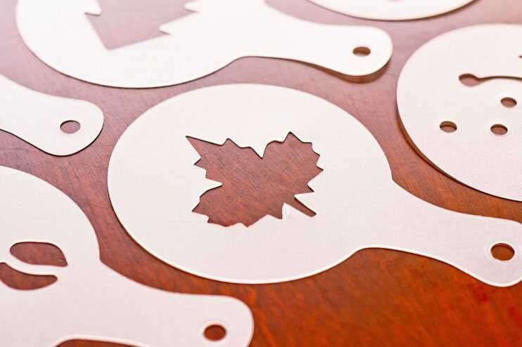 Udekoruj swoją kawe - szablony