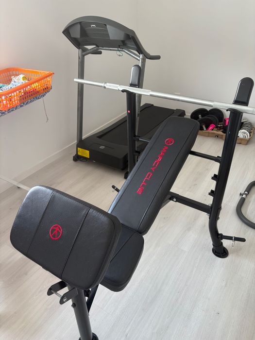 Material de musculação e ginásio