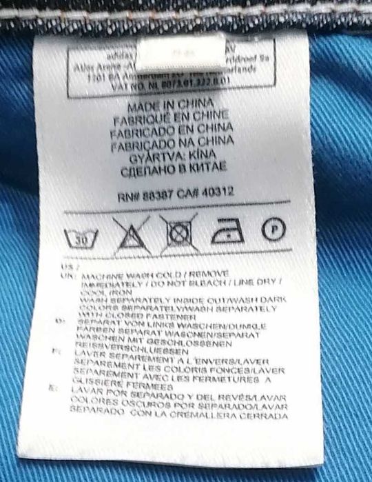 Ra) ADIDAS JEANS COUPLE spodnie damskie Roz. 29