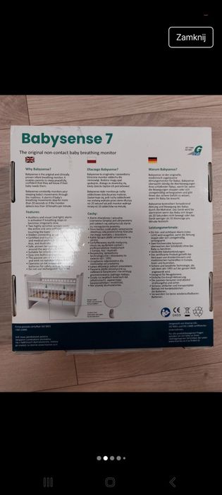 Babysense 7 – monitor oddechu dla niemowląt