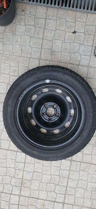 Jante de ferro 15 polegadas, medição 5x100, pneu incluído u