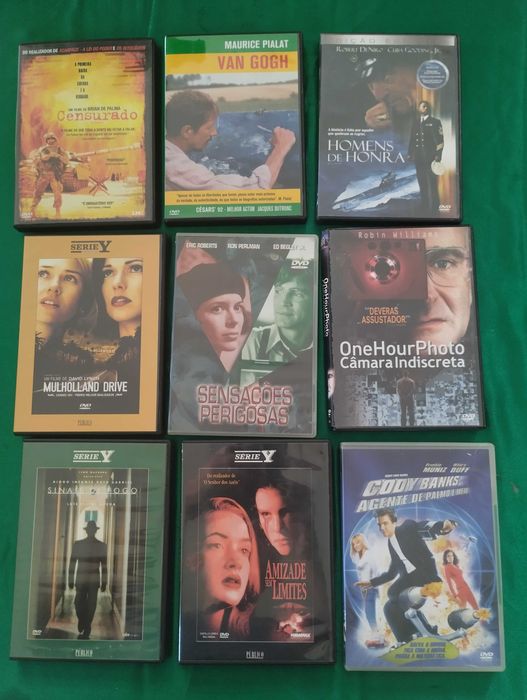 Grande variedade de DVDs
