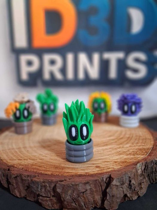 Impressão 3D - Coleção de Plantas (mini) conjunto 2/3 (Preço Sob-consulta)