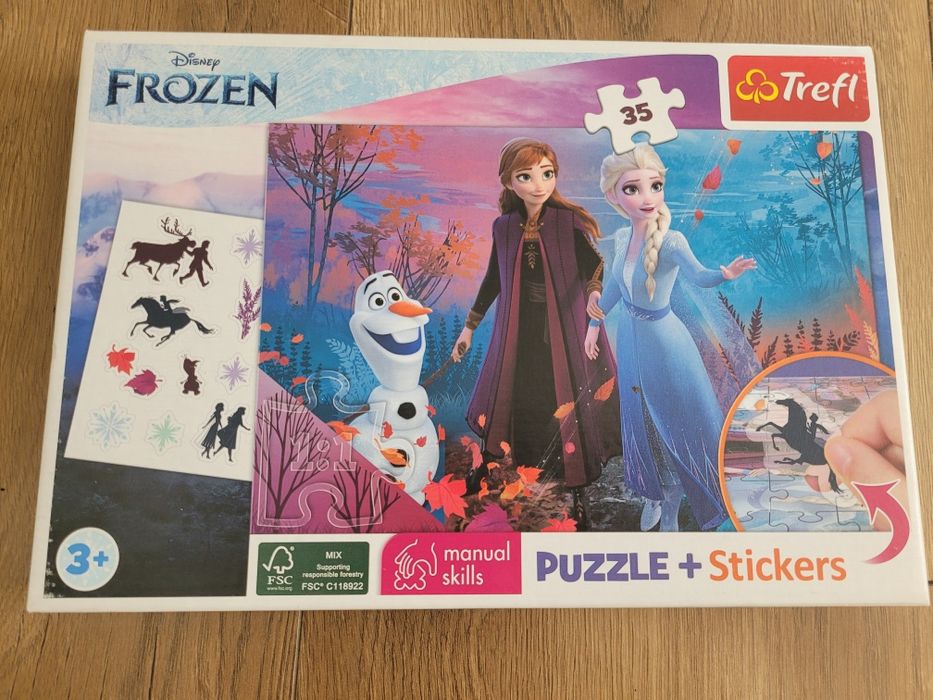 2x Puzzle Trefl dla dziewczynki