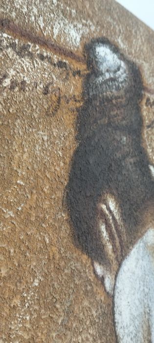 Quadro com relevo