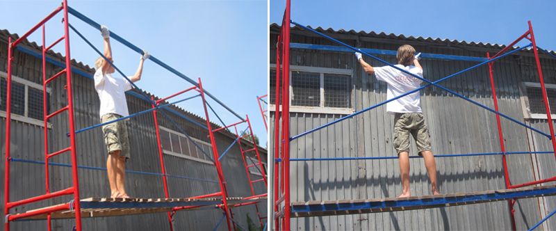 Ліса будівельні. Риштування! Вишка тура