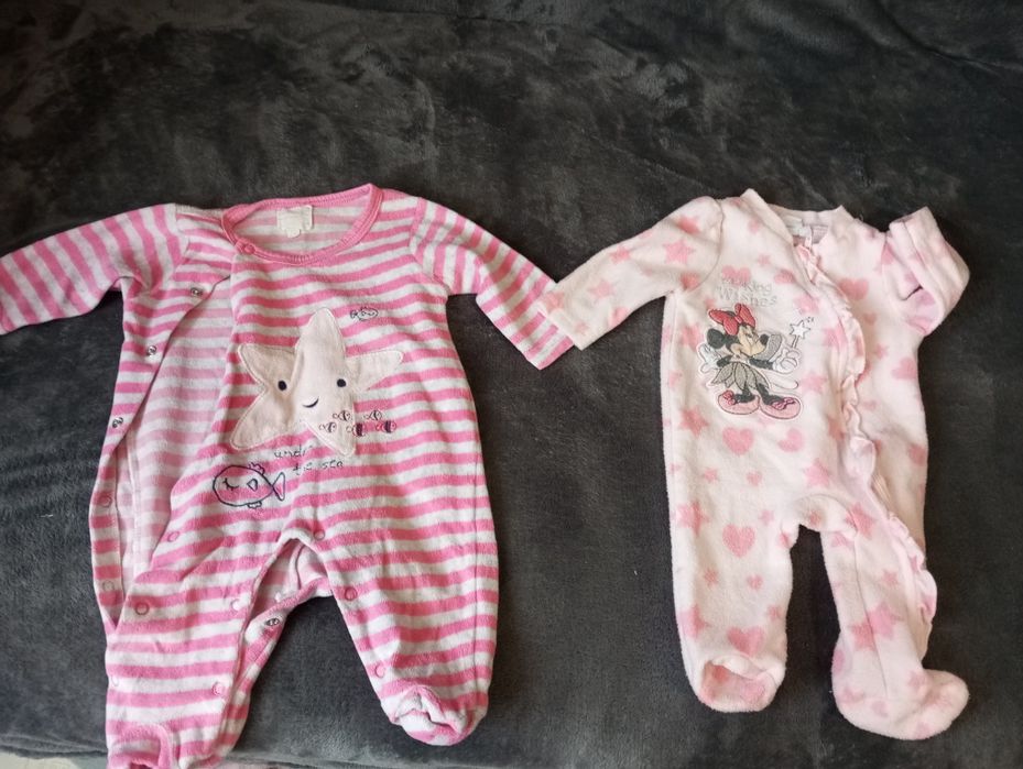 Paczka ubranek dla dziewczynki rozmiar 56