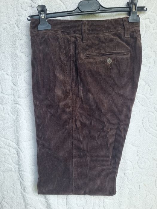 Calça clássica de homem em bombazine verde Guess n°40  CL 030