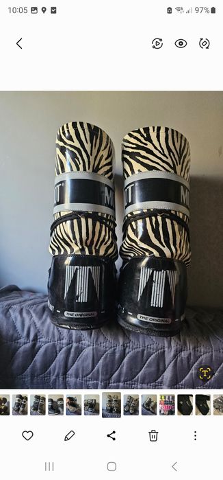 Moon boot śniegowce zebra 36 37 38