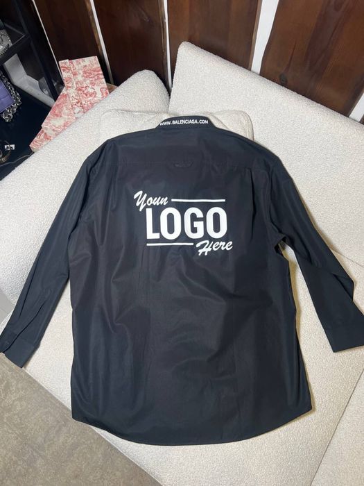 Сорочка Balenciaga, з бірками! Розмір OVERSIZE! Розпродаж до 90%