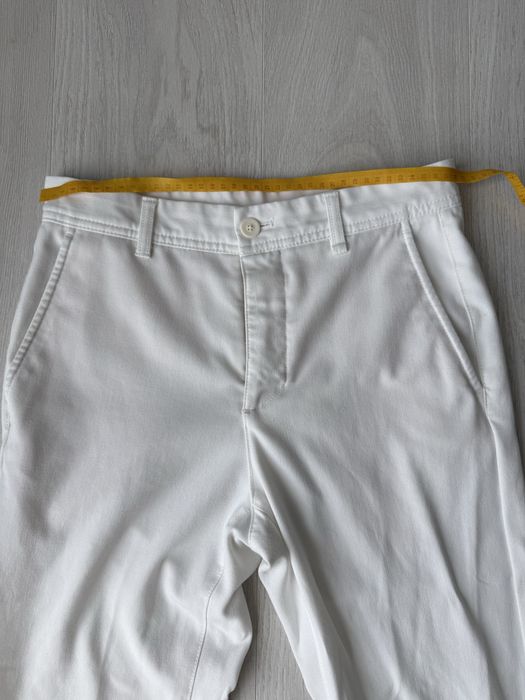 Чоловічі білі брюки zara