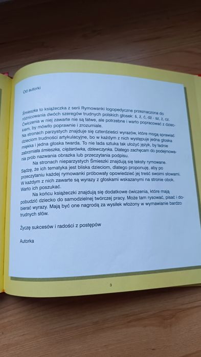 Książeczka logopedyczna Śmieszka