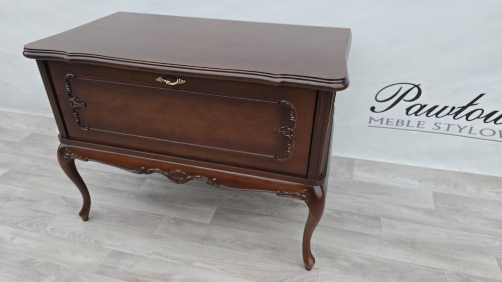 Komoda stylowa Chippendale RTV Szafka Barek