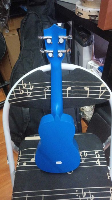 Ukulele Soprano Azul C/ Saco Incluído