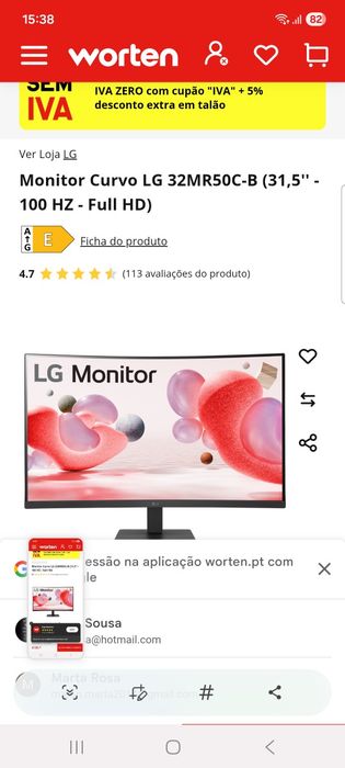 Monitor LG 32MR50 C