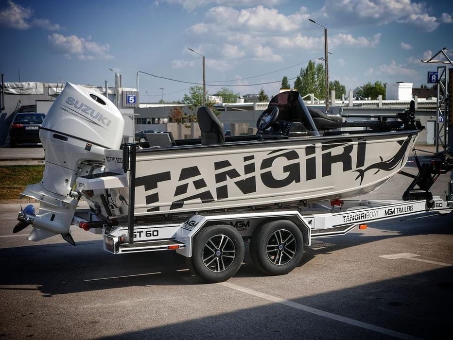 Łódź aluminiowa wędkarska Tangiri Strin 500