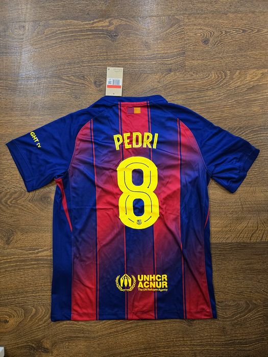 Pedri 8 Fc Barcelona 2025/2026 koszulka UCL fans kibicowska wersja