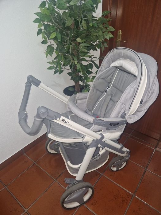 Carrinho bebecar com ovo e isofix (como novo, com pouco uso)