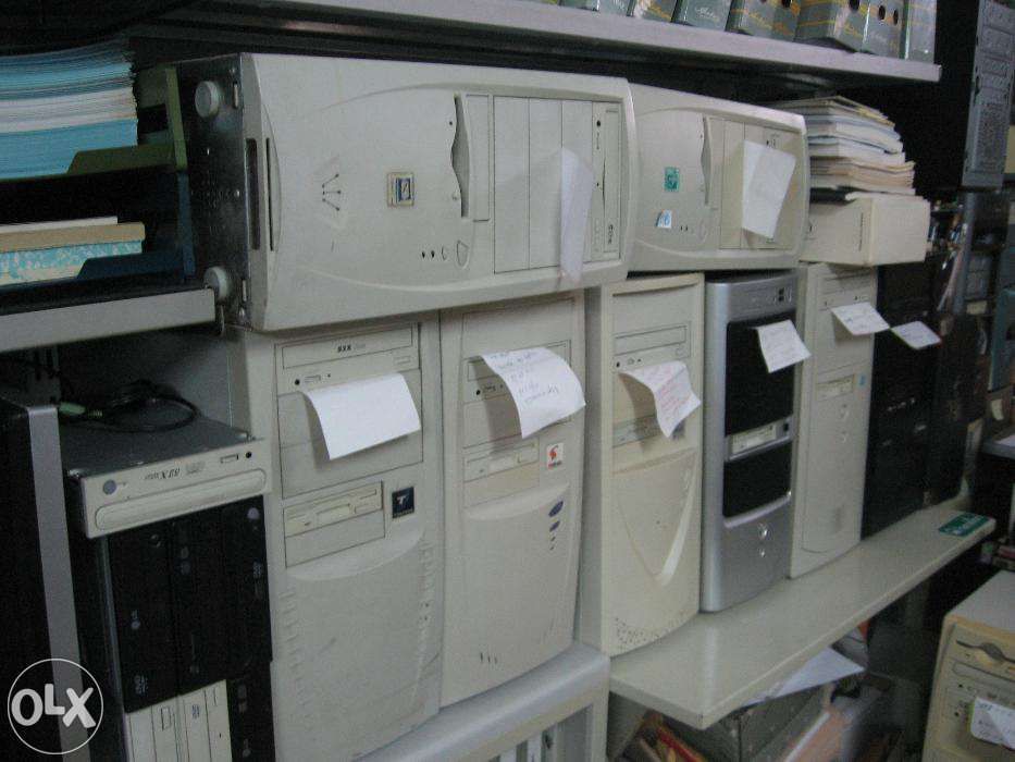 Computadores usados a funcionarem