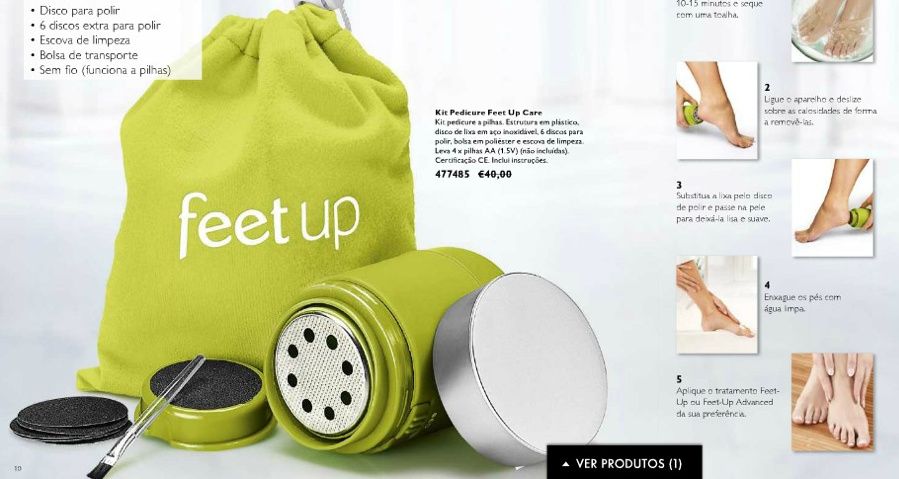 Kit Pedicure Oriflame 50% Desconto