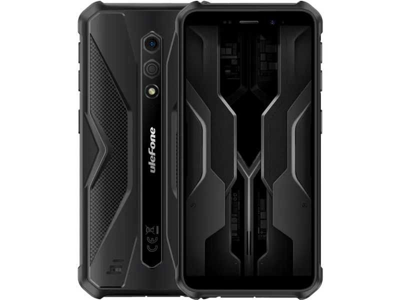 Smartfon pancerny UleFone Armor X12 Pro 10gb ( 4+6Gb ) 64Gb Czarny - Nowy -
