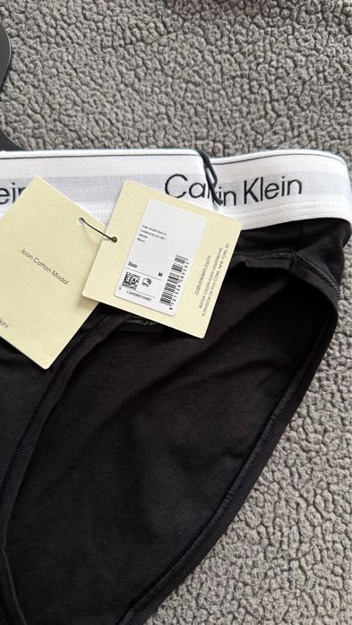 Calvin Klein Black Bikini Briefs Icon Cotton Modal