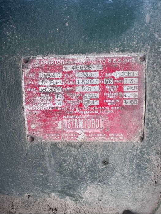 Gerador 330 kva stamford