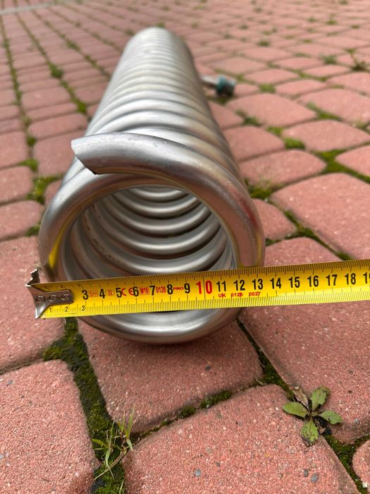 Wężownica , wymiennik nierdzewny basen