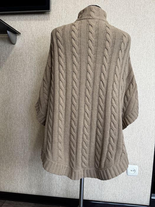 пончо, накидка Massimo Dutti з вовняної ангори та кашеміру.