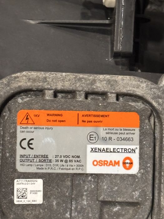 Lampa Mercedes Actros