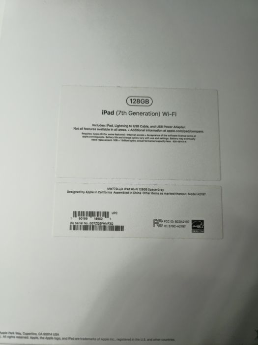 Продаю Ipad 7 2019 на запчасти