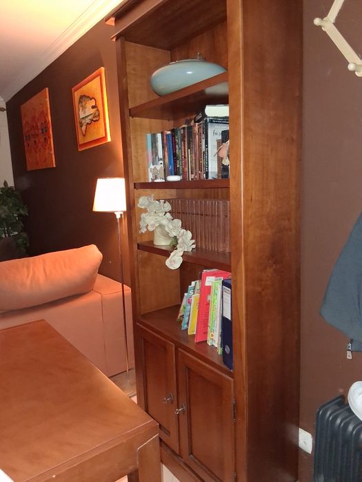 Estante cerejeira com 2 portas
