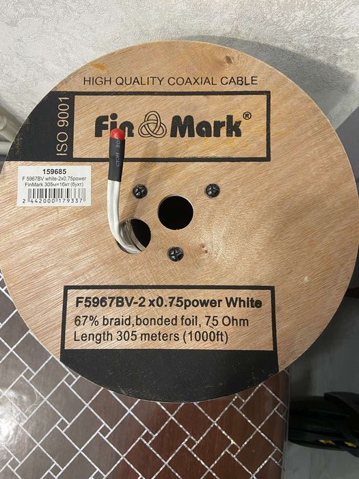 Коаксіальний кабель внутрішній з живленням